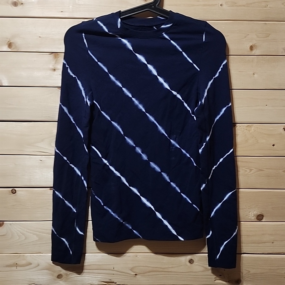 Tory Burch Tie-Dye Seamless Long Sleeve Shirt Size XS TP NWOT